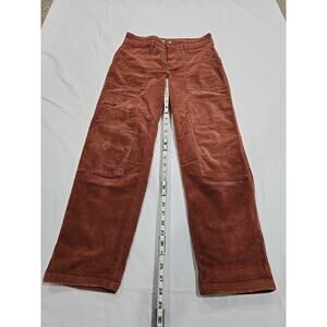 pilcro corduroy pants Distressed Red sz 27